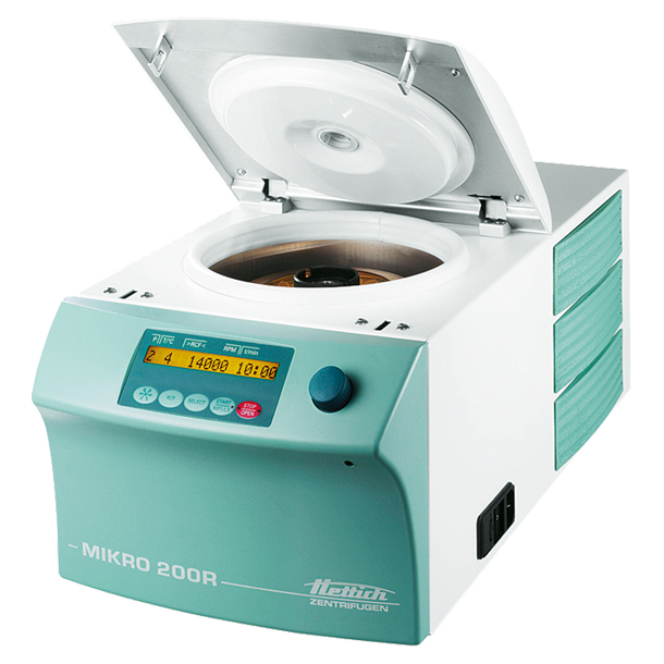 Mikro 200R refrigerated microcentrifuge (without rotor)