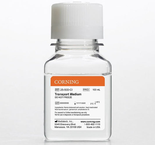 Transport Medium: Mix of HBSS, HI FBS, Amphotericin B and Gentamicin Sulfate, 100ml, Corning