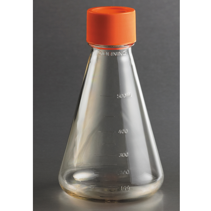 Erlenmeyer Flasks, Plain Bottom, Corning