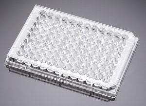 Corning&#174; Primaria&#8482; 96 Well Clear Flat Bottom Microtest Microplate, with Lid, Sterile, 1/Pack,50/Case