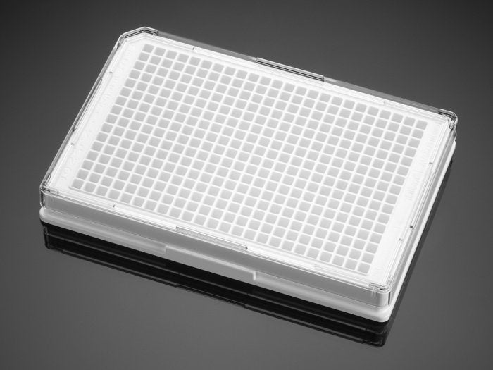 Corning&#174; BioCoat&#8482; Collagen I 384 Well White/Clear Flat Bottom TC-Treated Microplate, with Lid, Sterile, 5/Case