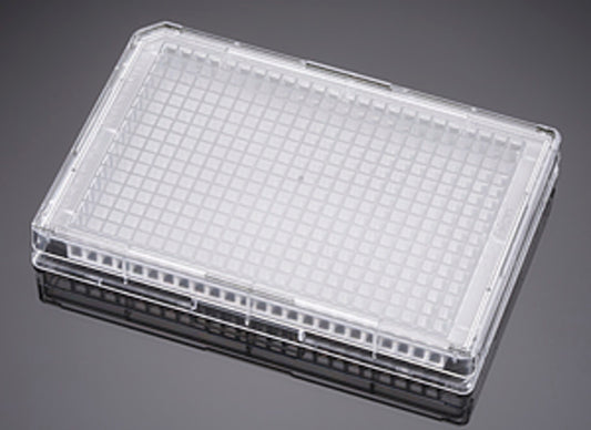 Corning&#174; BioCoat&#8482; Collagen I 384 Well Clear Flat Bottom TC-Treated Microplate with Lid, Sterile, 5/Pack, 50/Case