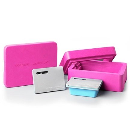 CoolBox® 2XT, pink all-day cooling and freezing workstation, two cooling cores