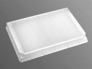 Microplate, Deep Well Diamond Plate, 384 Well, Polypropylene, 120 µL, Clear, Square Wells, Nonsterile, Bulk