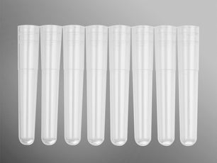 Mini Tube, 8 Strip, Polypropylene, 1.1 mL, Clear, Axygen