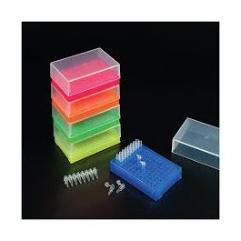 96 Well Fluorescent Yellow PCR Storage Rack