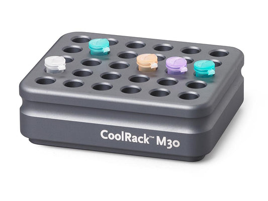 CoolRack M30, gray, holds 30 x 1.5 or 2ml microfuge tubes