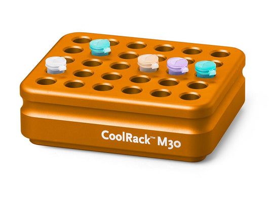 CoolRack M30, orange holds 30 x 1.5 or 2ml microfuge tubes