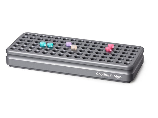 CoolRack M90, gray, holds 90 x 1.5 or 2ml microfuge tubes