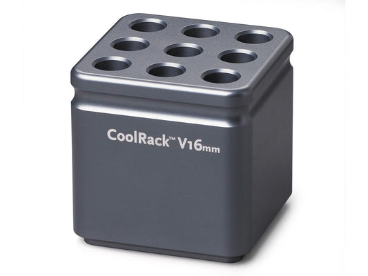 CoolRack V16, holds 9x16x100mm blood tubes