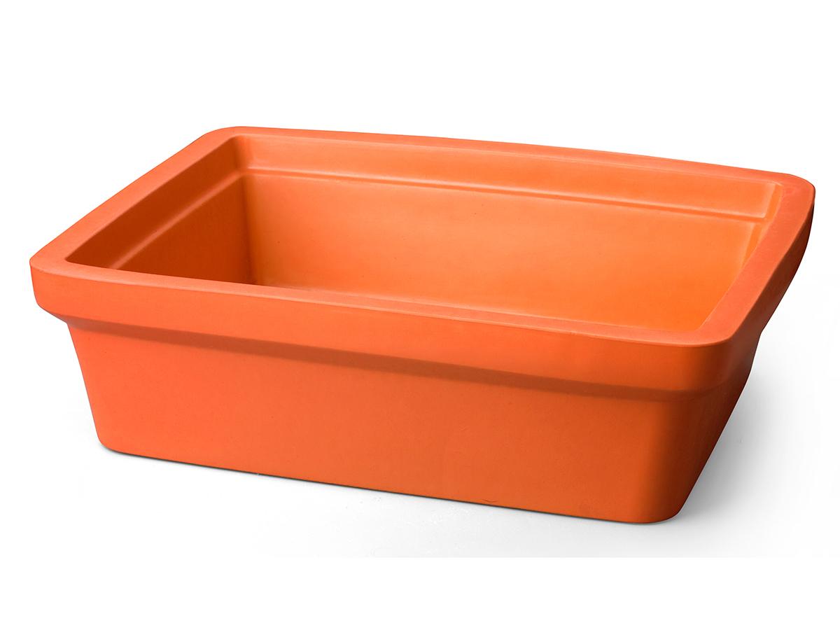 Ice pan, rectangular, midi, 4L, orange