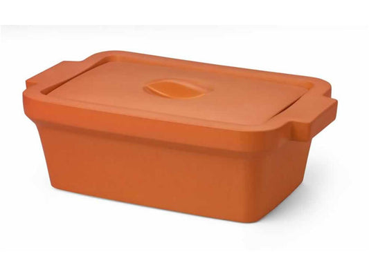 Ice pan, rectangular with lid, midi, 4L, orange