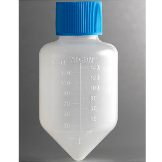 Falcon® 225mL PP CentrifugeTube, Conical Bottom, with Plug Seal Screw Cap, Sterile, 8/Bag, 48/Case