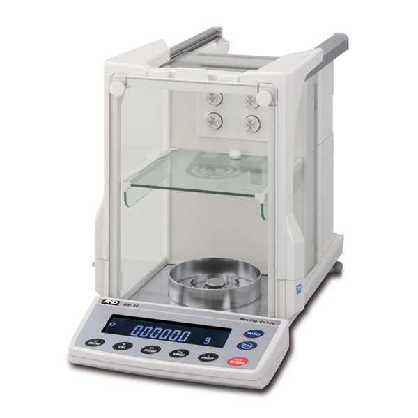 BM Range, micro-analytical balance, deioniser and internal calibration, A&D