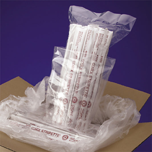 25ml Stripette, clean room pack, ind. wrapped, paper peel, triple bagged, Corning