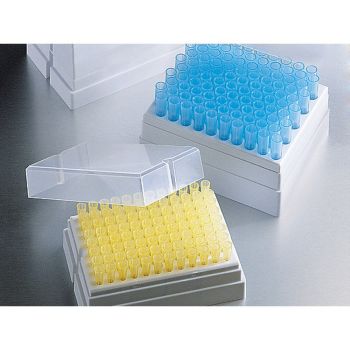 1-200ul Universal fit tips, yellow, racked, sterile, Corning