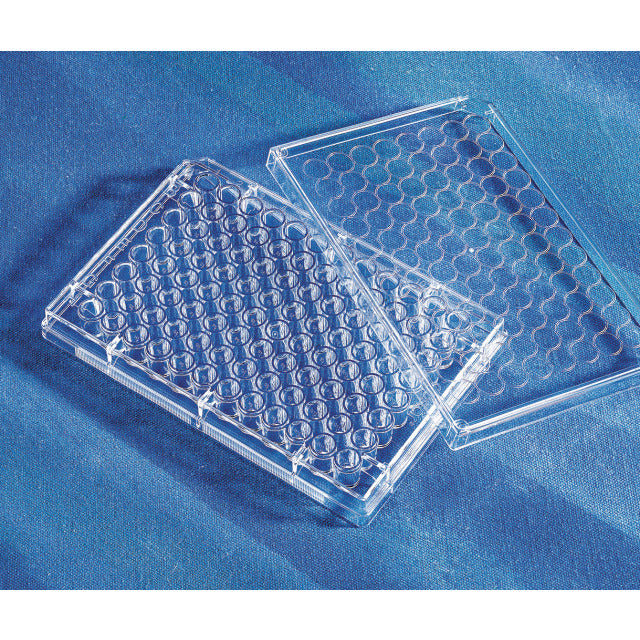 96 Well Clear Round Bottom PP Untreated Microplate, Corner Notch