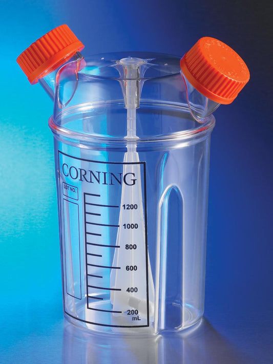 1L Disposable Spinner Flask, Vent Cap, Sterile, Corning