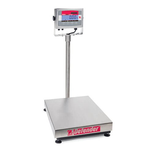 Defender 3000 Stainless Steel Bench Scale, 30 kg, 10 g, Ohaus