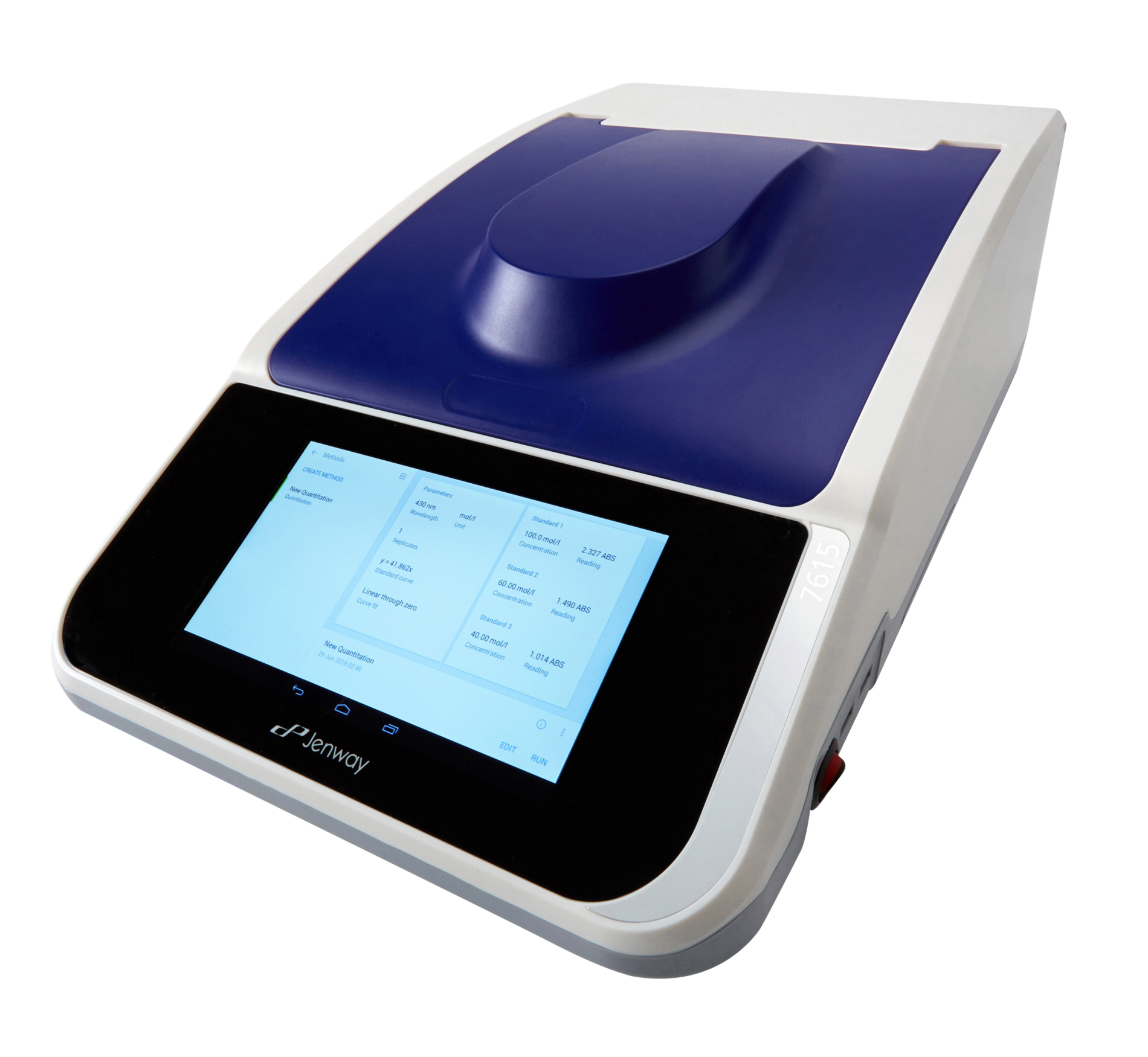 7615 Split Beam UV/Vis Spectrophotometer, Jenway