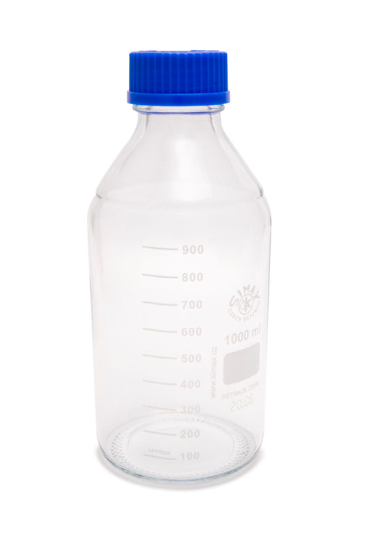 Bottle replacement trap flask 1L with blue cap fits FTA-1