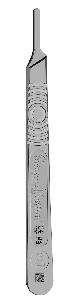 No.3 scalpel handles for blades 6 to 16, non-sterile