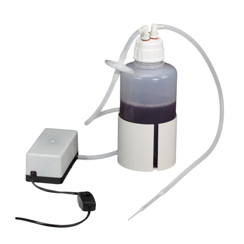 AZ 02 Vacuum Safety Suction System, complete with pump 8l/min, 2 litre bottle