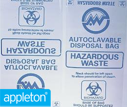 Autoclave Bags, Appleton