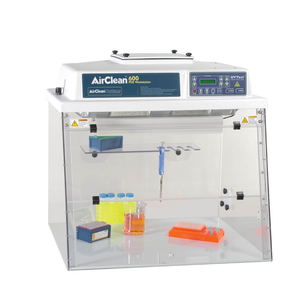 24 wide combination PCR workstation, Airclean