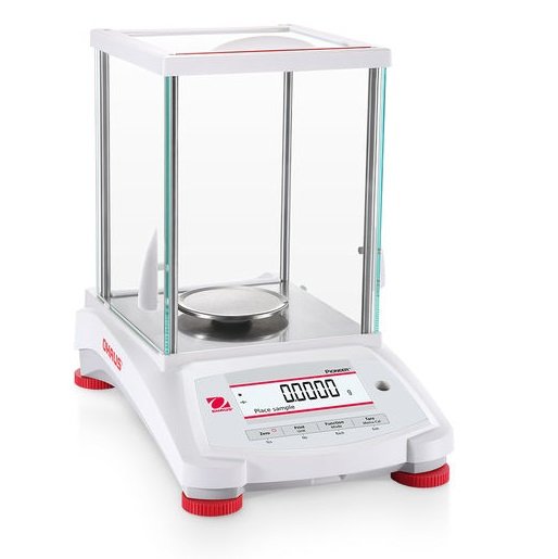 Pioneer PX Analytical Balance, internal calibration, Ohaus