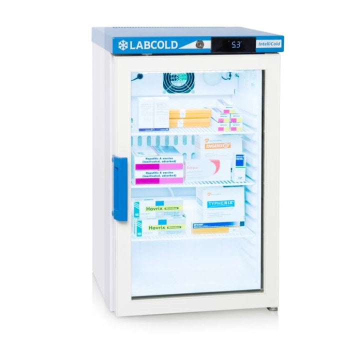 Pharmacy & Vaccine Benchtop Refrigerator, 66L, glass door, Labcold