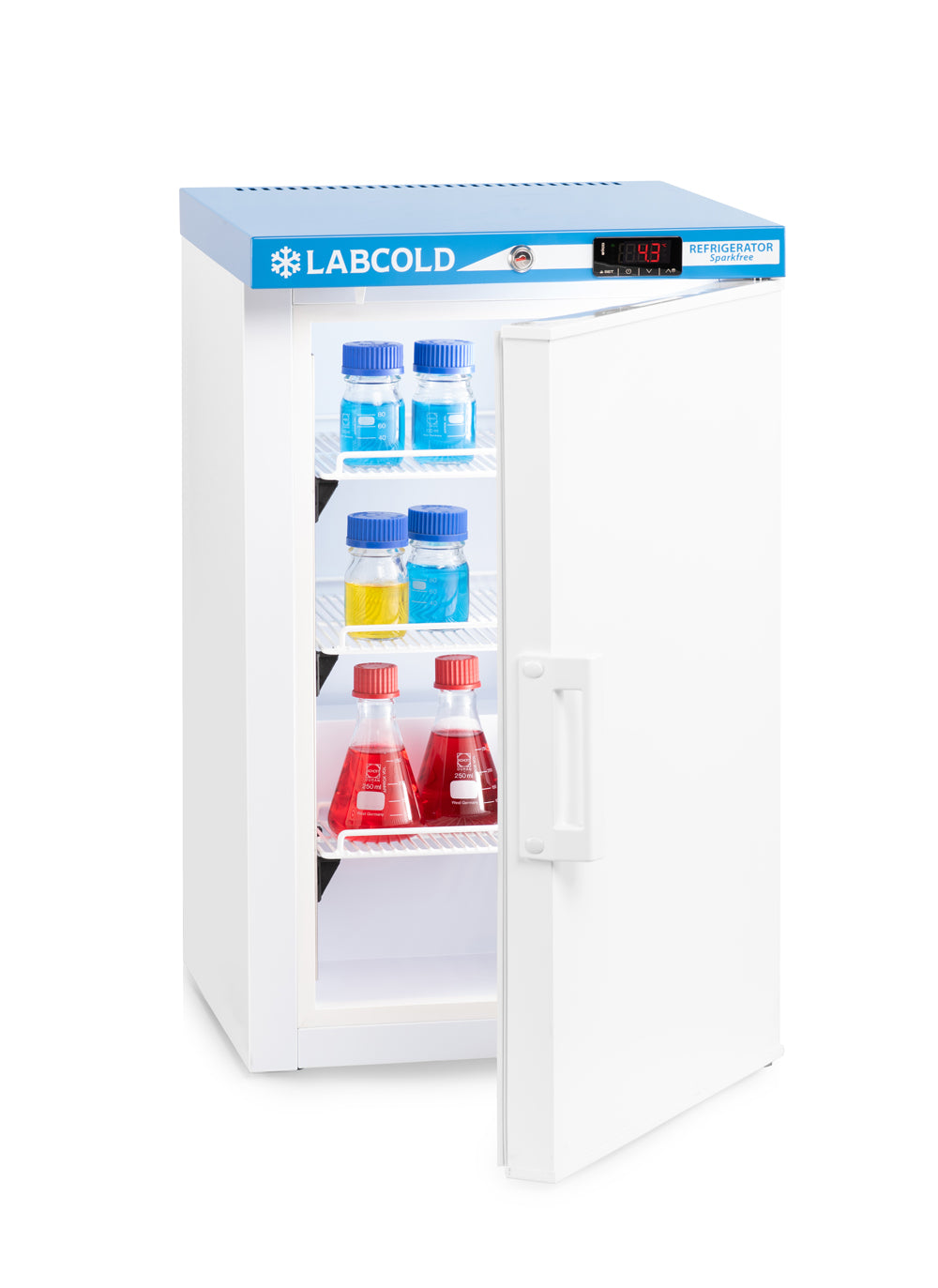 Laboratory Benchtop Refrigerator, sparkfree, 66 litre, lockable, ATEX certified, Labcold