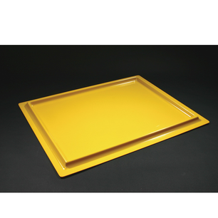 Radiation Hazard Tray Yellow