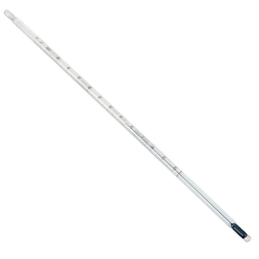 Teflon coated thermometer for -20 to 110&#176; C, with 1&#176; resolution, 305 mm long, 76 mm immersion