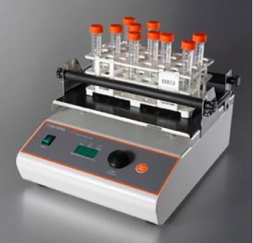 Spring-loaded platform for flasks, bottles, or tube racks