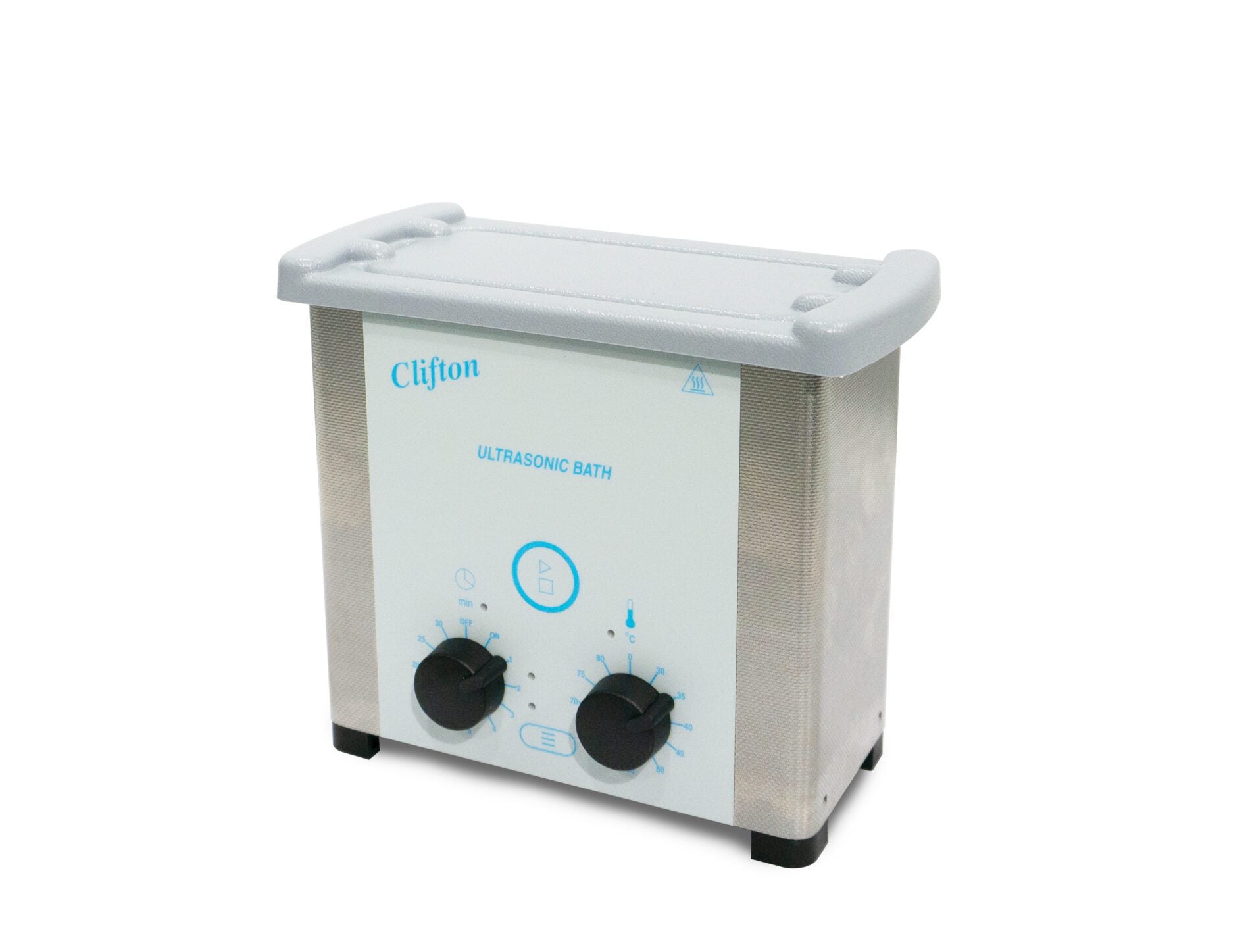 Heated and Timed Ultrasonic Bath with Drain Outlet, Clifton