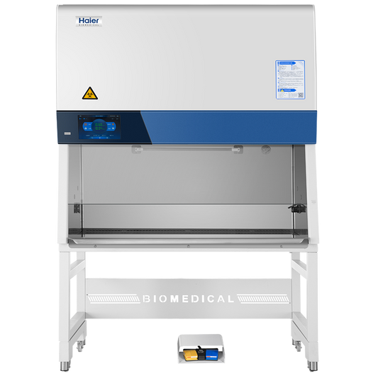 Haier Class II Microbiological Safety Cabinet, X-Series, single exhaust, touchscreen, with telescoping stand