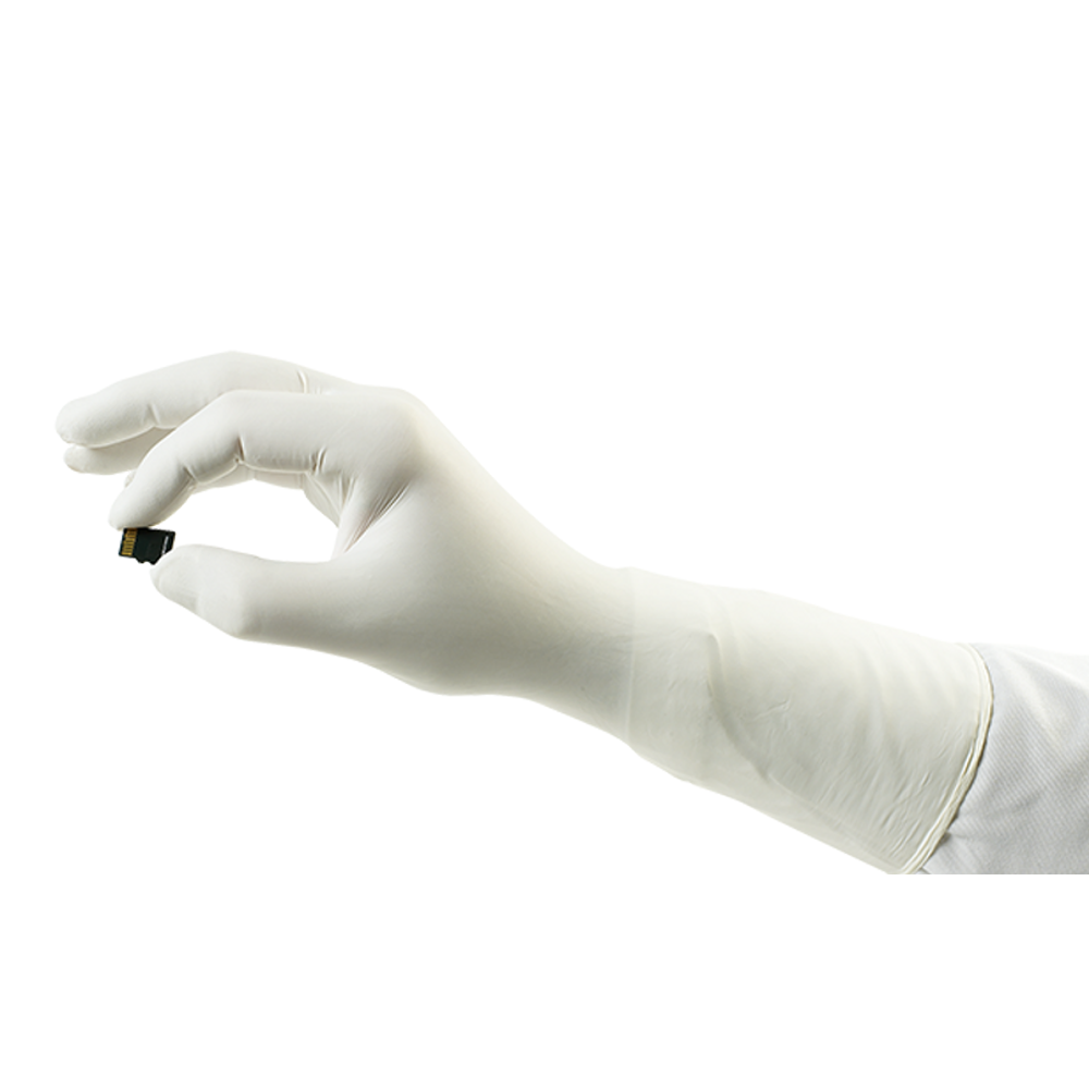 Nitrile glove, powder free, white extreme, sterile 330