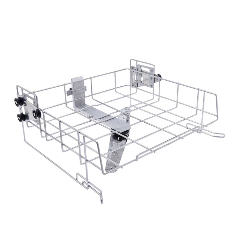 Upper basket, open front vertical clearance 205 mm