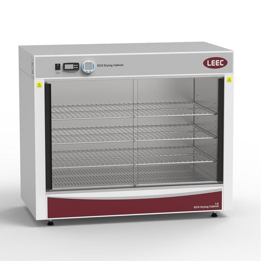 Leec ECO Drying Cabinet, digital controller and timer, stainless-steel chamber, insulated