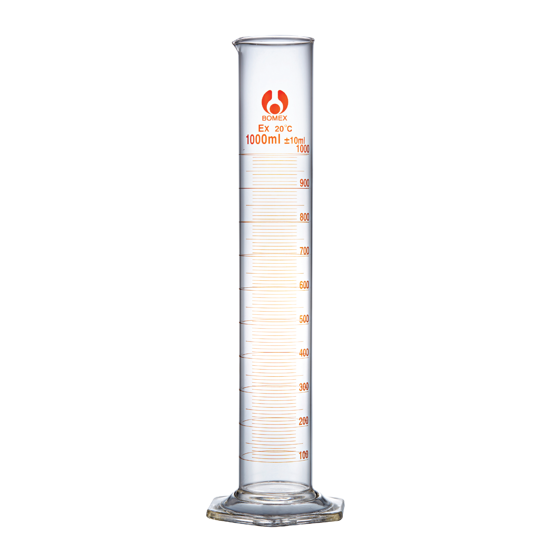 Borosilicate Glass Measuring Cylinder, Bomex