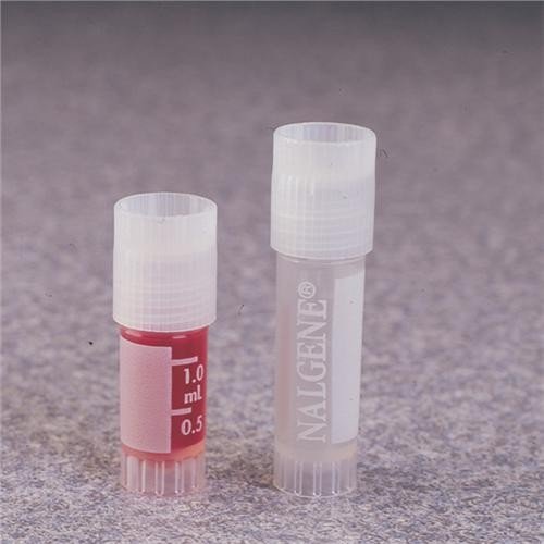 1.2ml Cryogenic vial, ext.thread, self standing, Nalgene