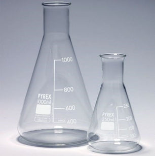 Erlenmeyer Flasks, Pyrex