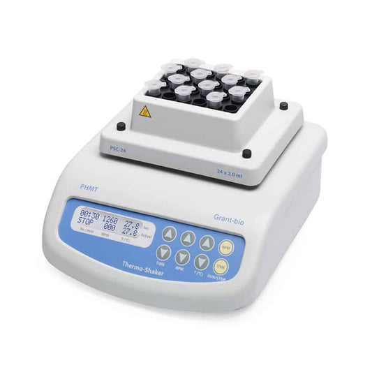 Thermoshaker heating for microtubes and pcr plates, 250 - 1400 rpm (supplied without a block)