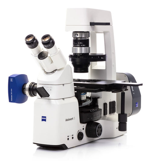 Axiovert 5 RL SCB f/BF DF DIC w/EC EPN Inverted Microscope, Zeiss