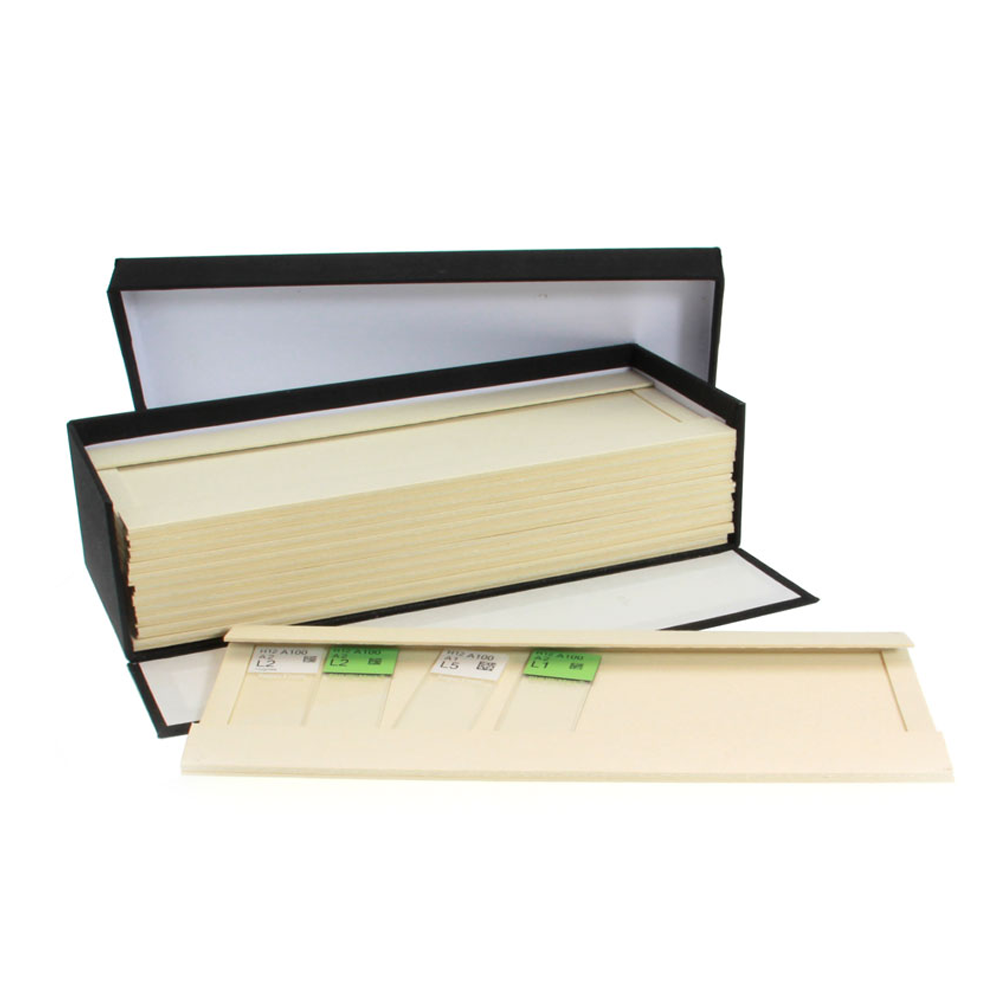 Cloth Covered Microscope Slide Tray Boxes