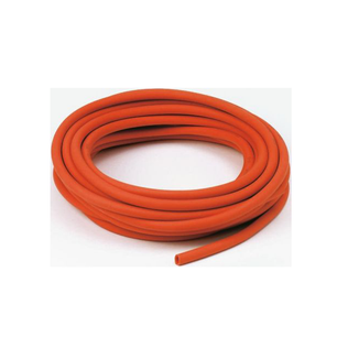 Natural red rubber tubing, heavy wall, 10 metre coil